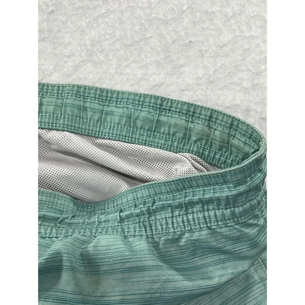 Goodfellow & Co Mens XL Swim Trunks Color Block Teal Navy Blue Board Shorts